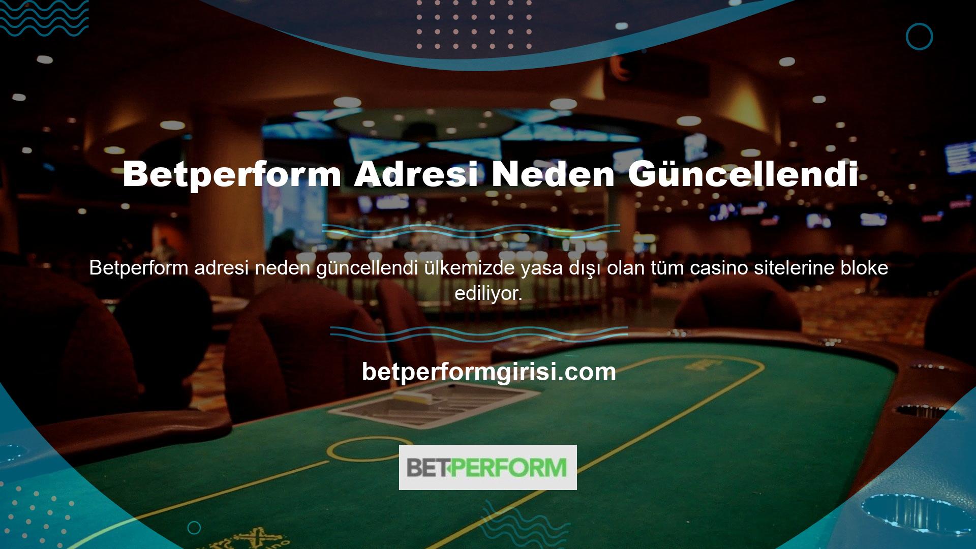 İnternet casino siteleri ülkemizde yasa dışıdır veya yasa dışı kabul edilmektedir